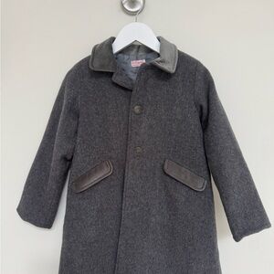 La Coqueta Charcoal Kids Pea Coat